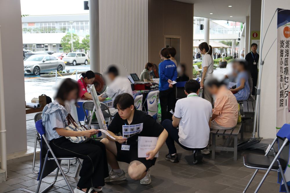 健活フェスタの会場全体の様子