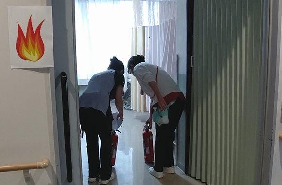 初期消火訓練